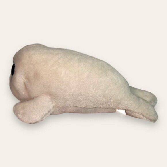 Ty Beanie Boo ICY White Seal PuP 12” 2016 Plush Blue Sparkling Eyes NWOT Mint - Picture 2 of 14